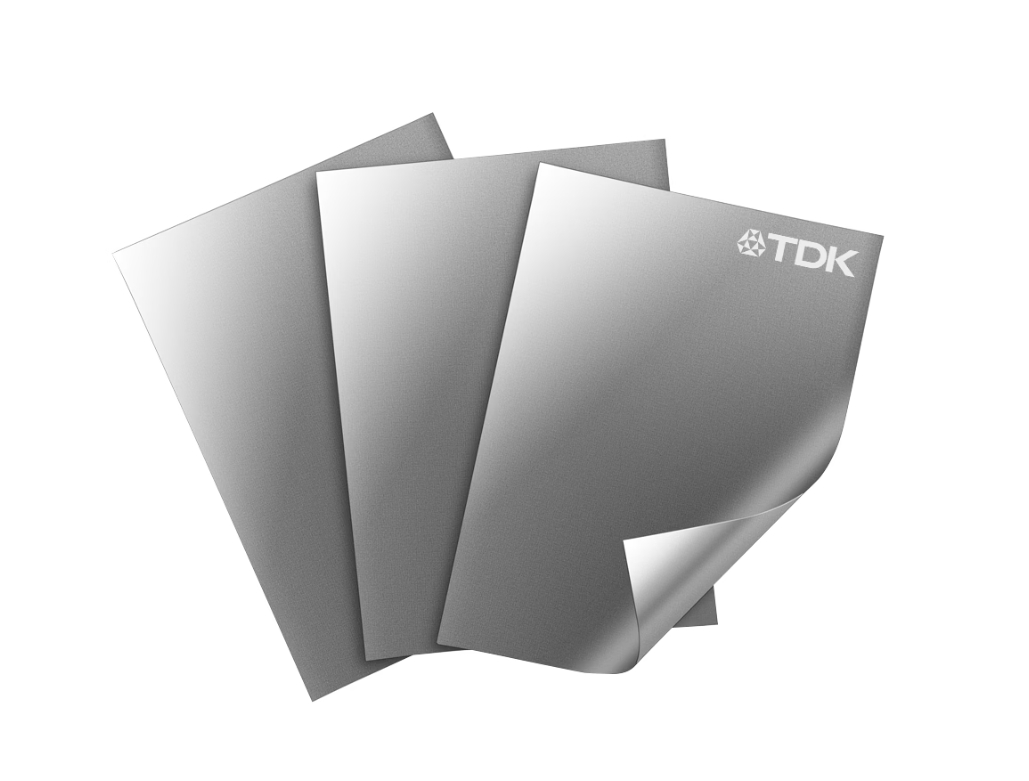 Noise Suppression Sheets: TDK introduces new ultra-thin, lightweight permalloy film sheets to shield low frequency band noise